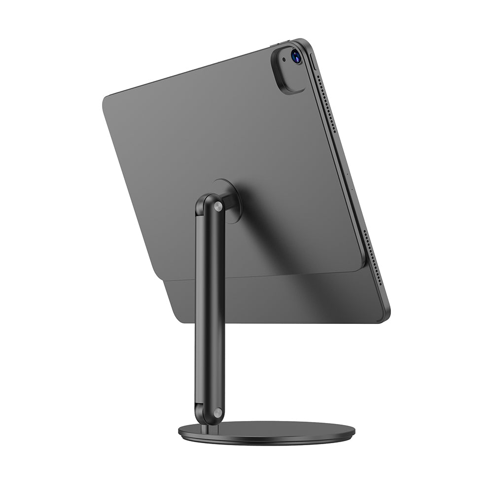 Apple iPad Air 13 2025 M3 Wiwu ZM-310 360 Derece Dönebilen Magnetik Başlıklı Tablet Standı Gri