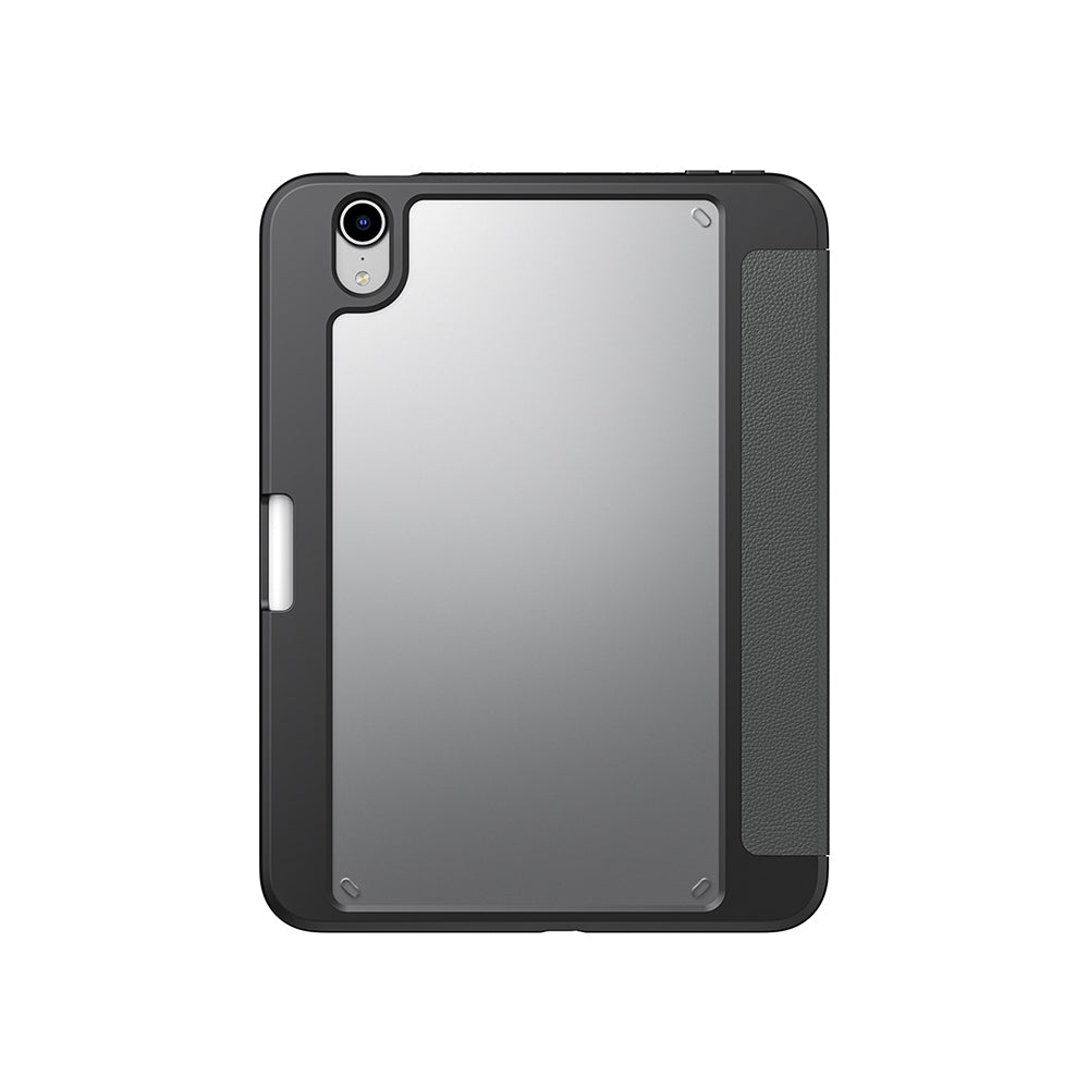 Apple iPad Mini 2021 (6.Nesil) Kılıf Skinarma Desenli Airbag Tasarımlı Standlı Spunk Kapak Koyu Yeşil