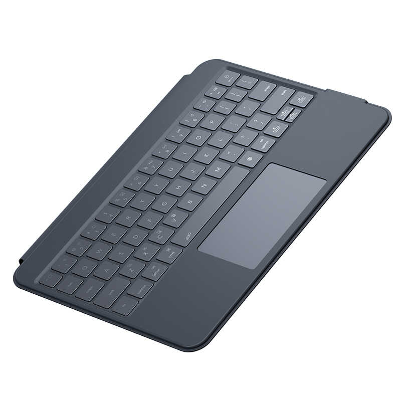 Apple iPad Pro 11 2018 Benks KB01 Kablosuz Klavyeli Kılıf Gri
