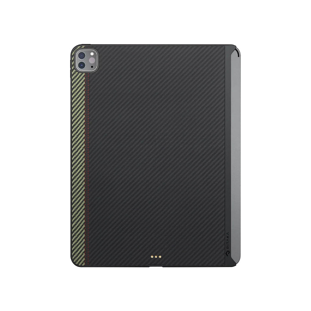 Apple iPad Pro 11 2020 (2.Nesil) Kılıf Aramid Fiber Pitaka Ultra-Slim Classic Serisi Tablet Kapak Mavi