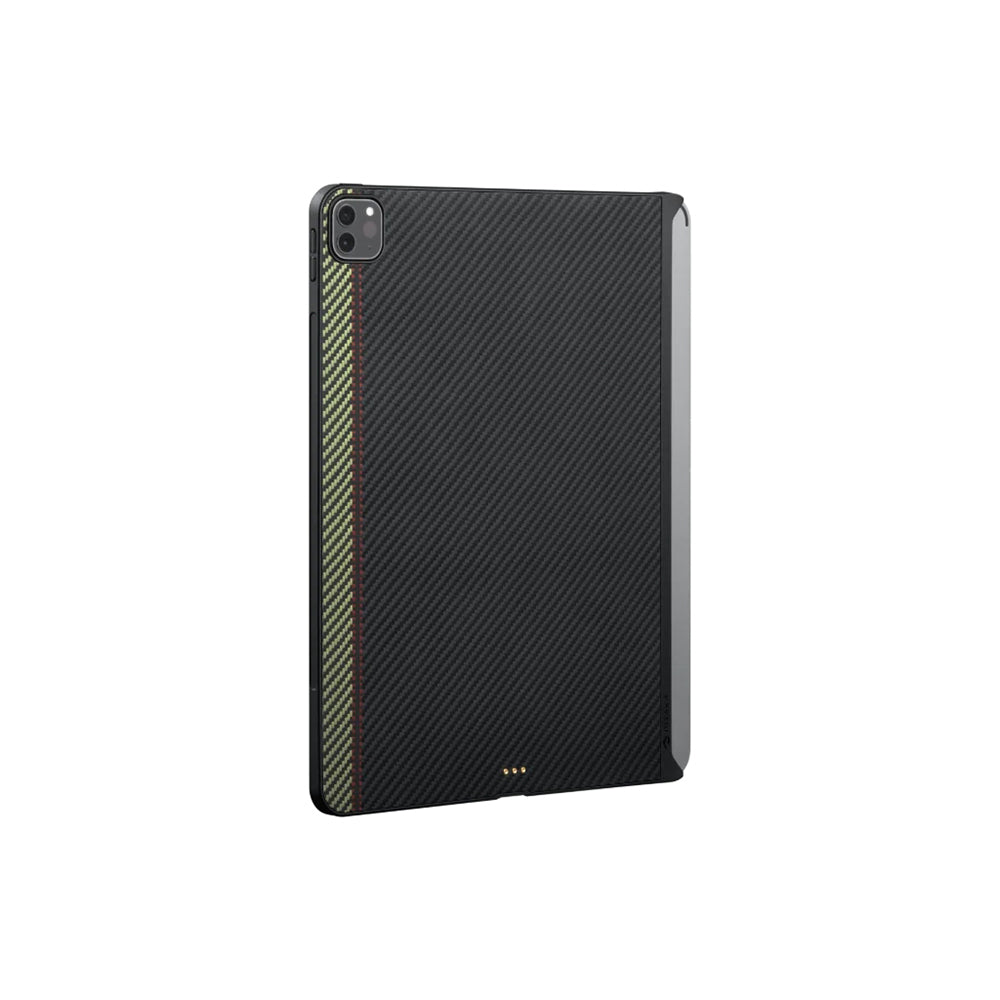 Apple iPad Pro 11 2020 (2.Nesil) Kılıf Aramid Fiber Pitaka Ultra-Slim Classic Serisi Tablet Kapak Mavi