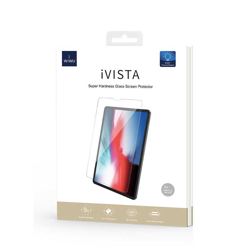 Apple iPad Pro 11 2021 (3.Nesil) Wiwu iVista 2.5D Glass Ekran Koruyucu Renksiz