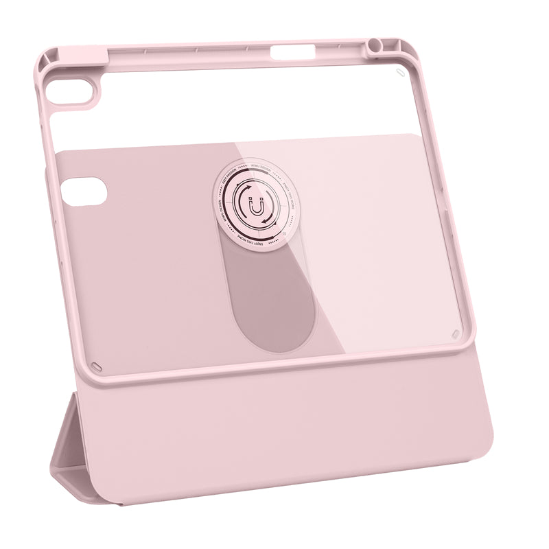 Apple iPad Pro 11 2022 M2 Wiwu 360° Dönebilen Standlı Magnetik Koruyucu Tablet Kılıfı Gri