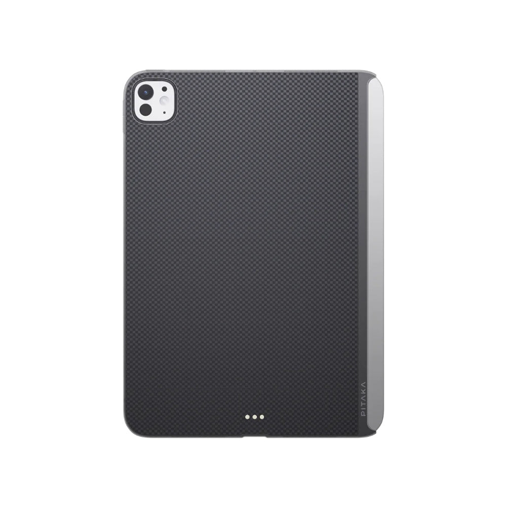 Apple iPad Pro 11 2024 Kılıf Aramid Fiber Pitaka Ultra-Slim Classic Serisi Tablet Kapak Siyah