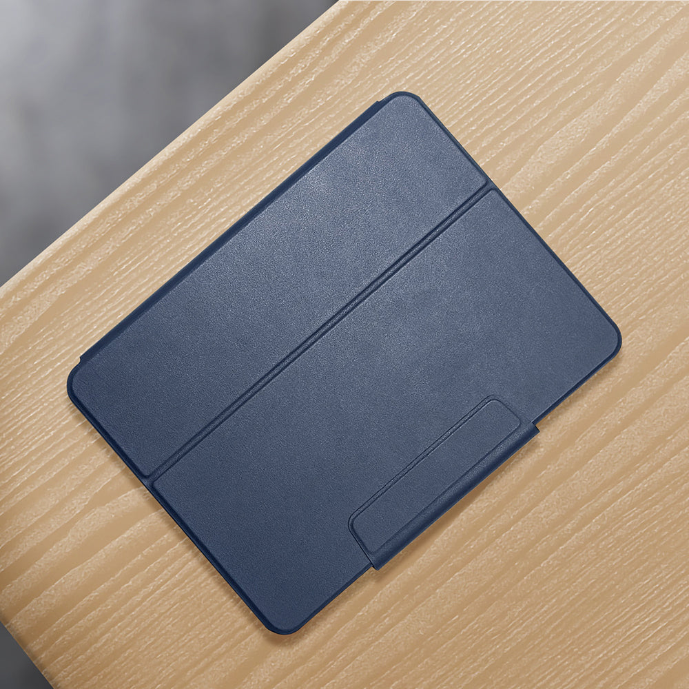 Apple iPad Pro 11 2024 Raptic Spin Detachable Folio PU Ayrılabilir Kalem Bölmeli Standlı Kılıf Siyah