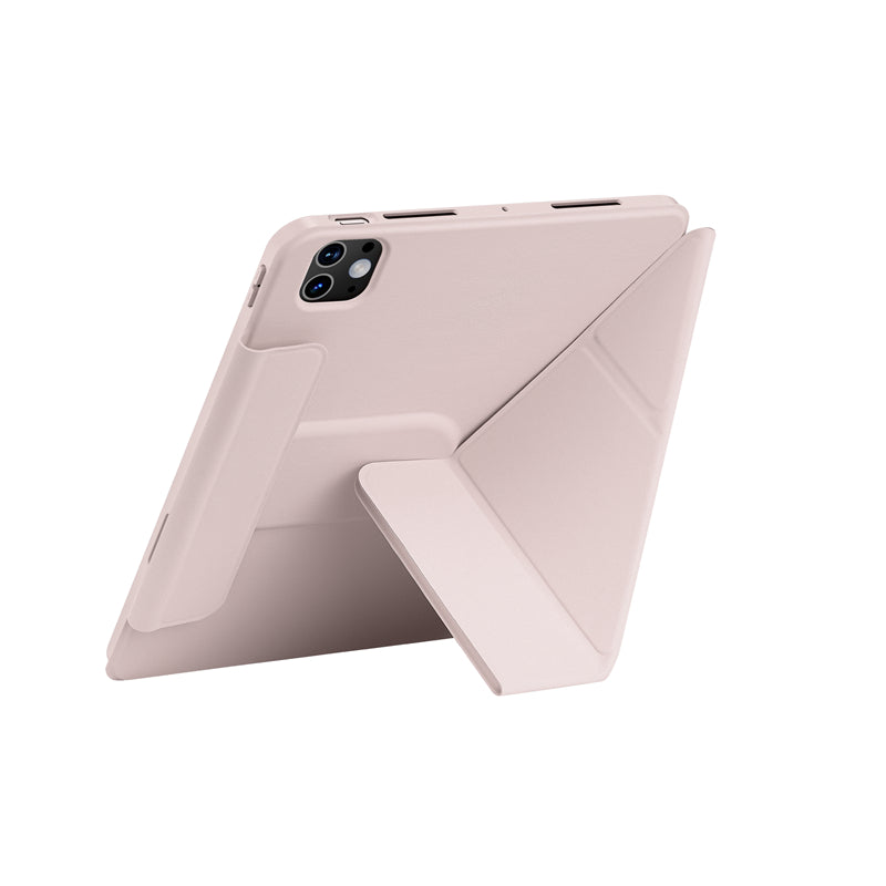 Apple iPad Pro 11 2024 Wiwu 360° Dönebilen Standlı Magnetik Koruyucu Tablet Kılıfı Siyah