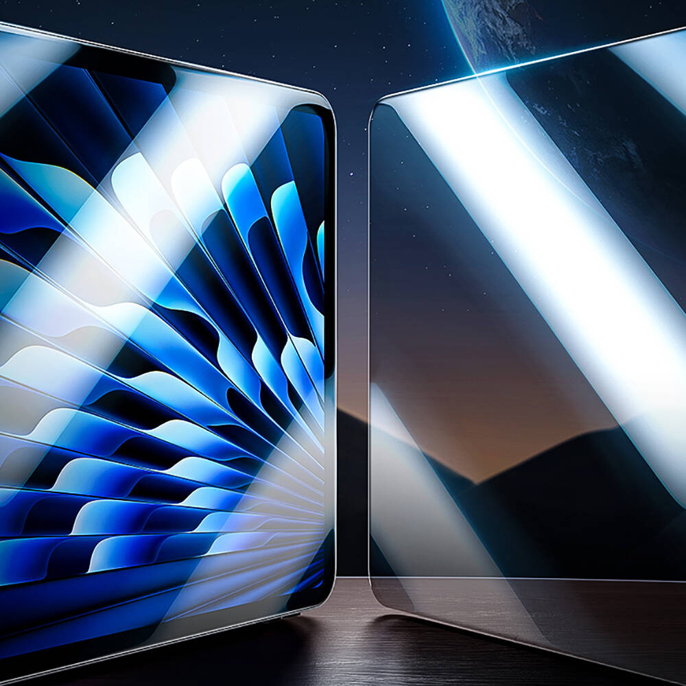 Apple iPad Pro 11 2025 M5 Benks King Kong Eğimli Kenar Oleofobik Özellikli Temperli Cam Ekran Koruyucu Şeffaf