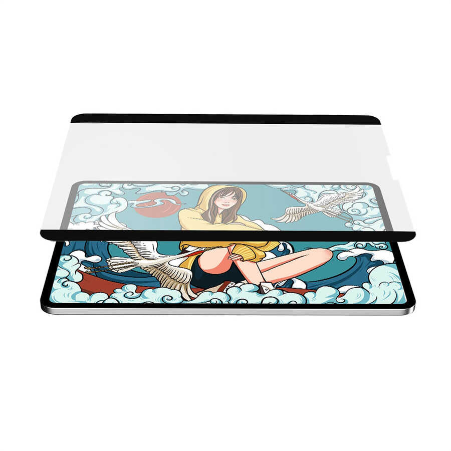 Apple iPad Pro 12.9 2018 (3.Nesil) Wiwu Removable Mıknatıslı Ekran Koruyucu Siyah