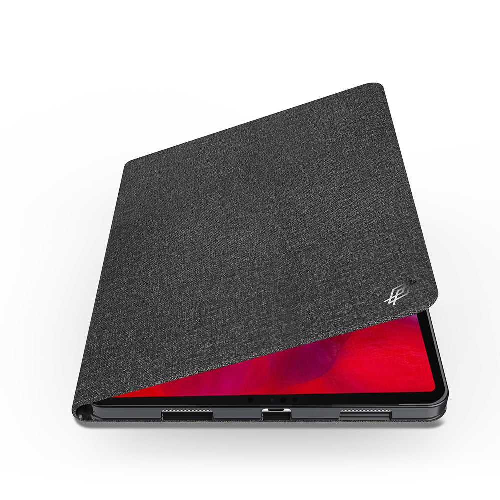 Apple iPad Pro 12.9 2020 Raptic Smartstyle Kalem Bölmeli Standlı Kılıf Siyah