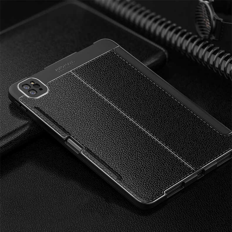 Apple iPad Pro 12.9 2021 (5.Nesil) Kılıf Wlons Tablet Kılıf Lacivert