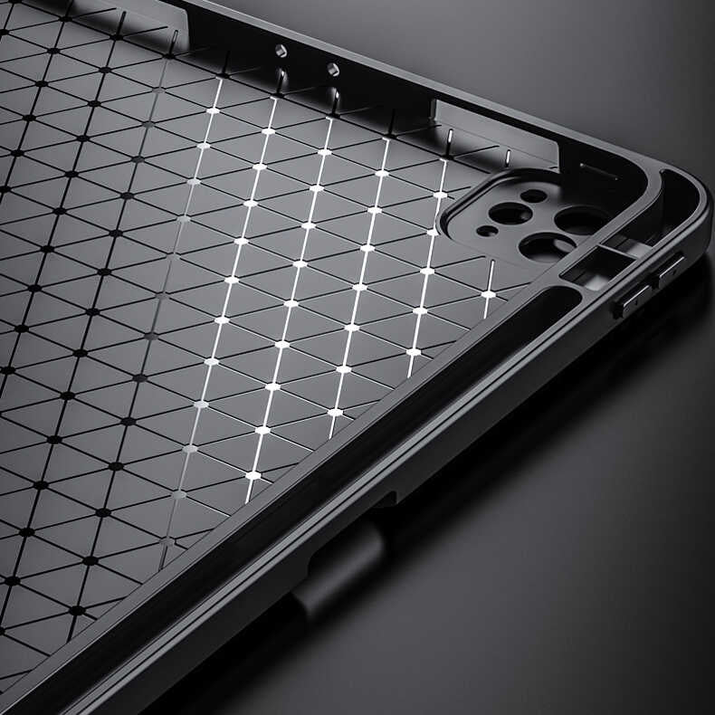 Apple iPad Pro 12.9 2021 (5.Nesil) Kılıf Wlons Tablet Kılıf Koyu Yeşil