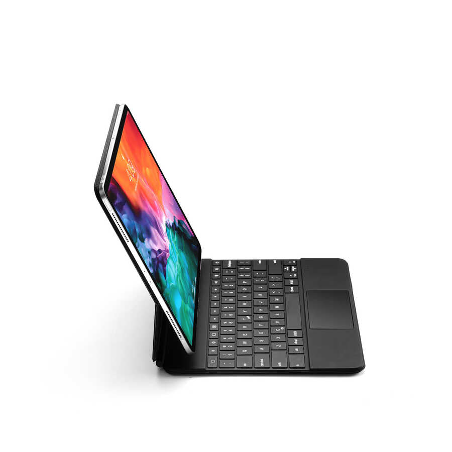 Apple iPad Pro 12.9 2021 (5.Nesil) Wiwu Magic Keyboard Siyah