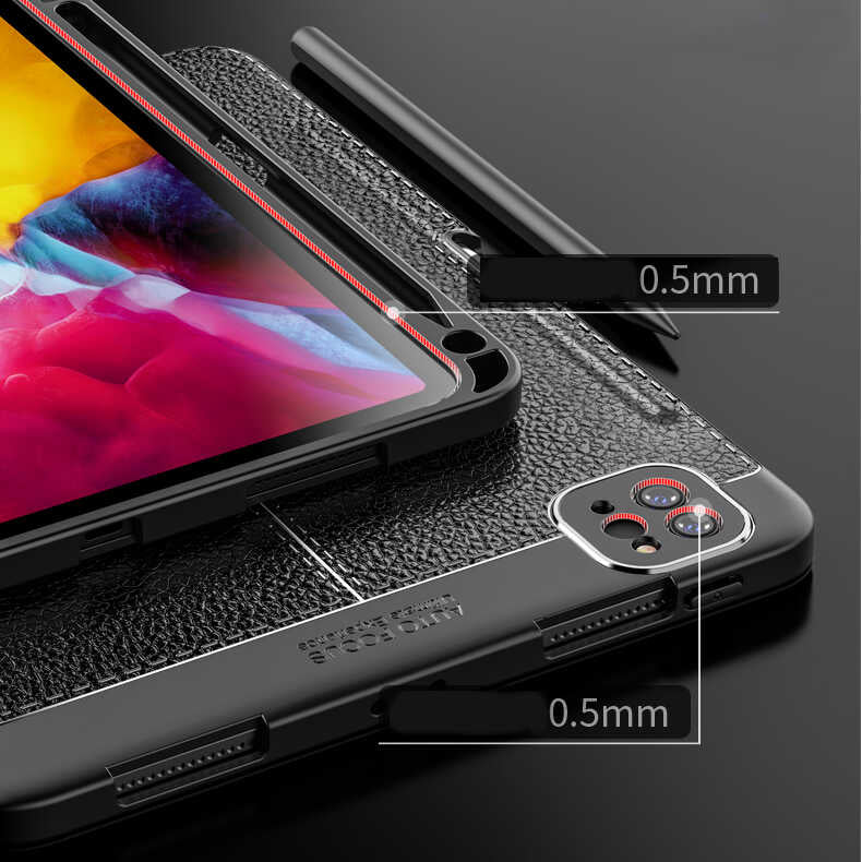 Apple iPad Pro 12.9 2022 M2 Kılıf Wlons Tablet Kılıf Lacivert