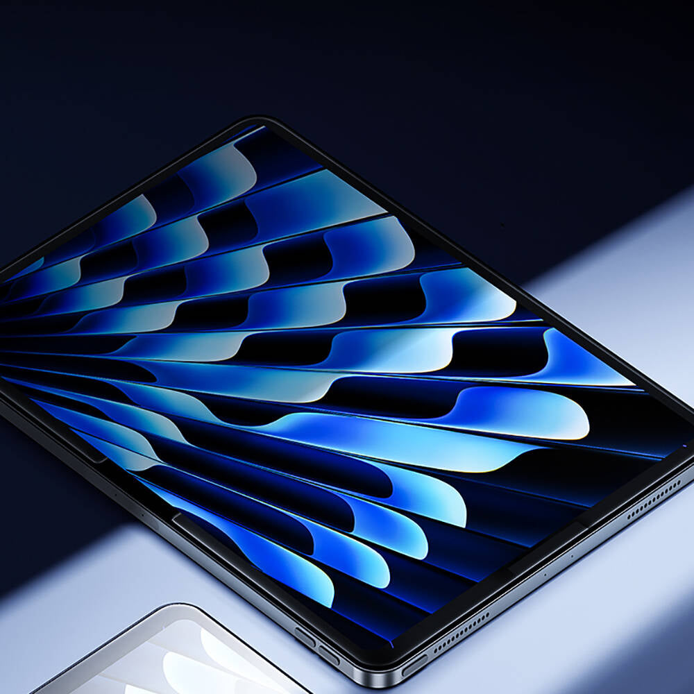 Apple iPad Pro 13 2024 Benks King Kong Eğimli Kenar Oleofobik Özellikli Temperli Cam Ekran Koruyucu Şeffaf
