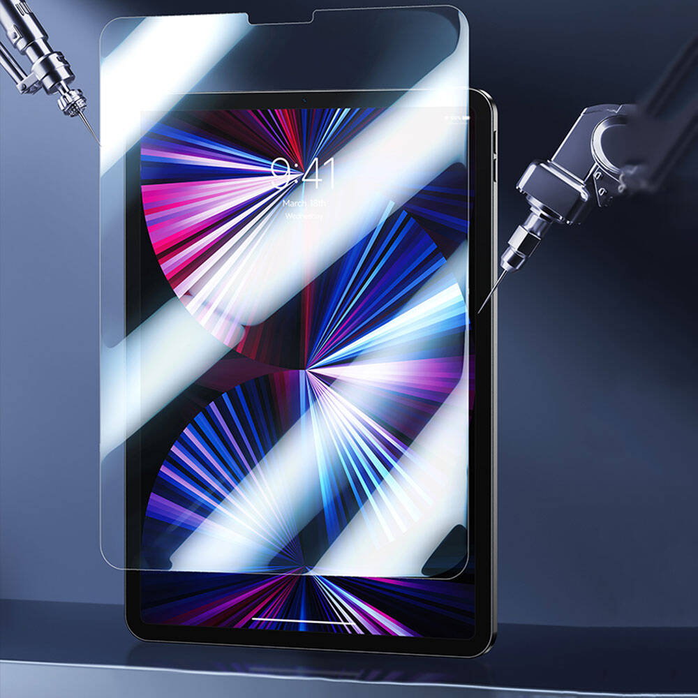 Apple iPad Pro 13 2024 Benks OKR Glass Warrior HD Parlak Ekran Koruyucu Şeffaf
