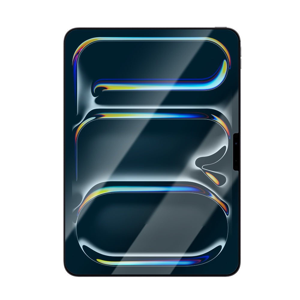 Apple iPad Pro 13 2024 CaseWorld Eyesafe Mavi Işık Teknolojili Temperli Cam Ekran Koruyucu + Uygulama Aparatı Şeffaf