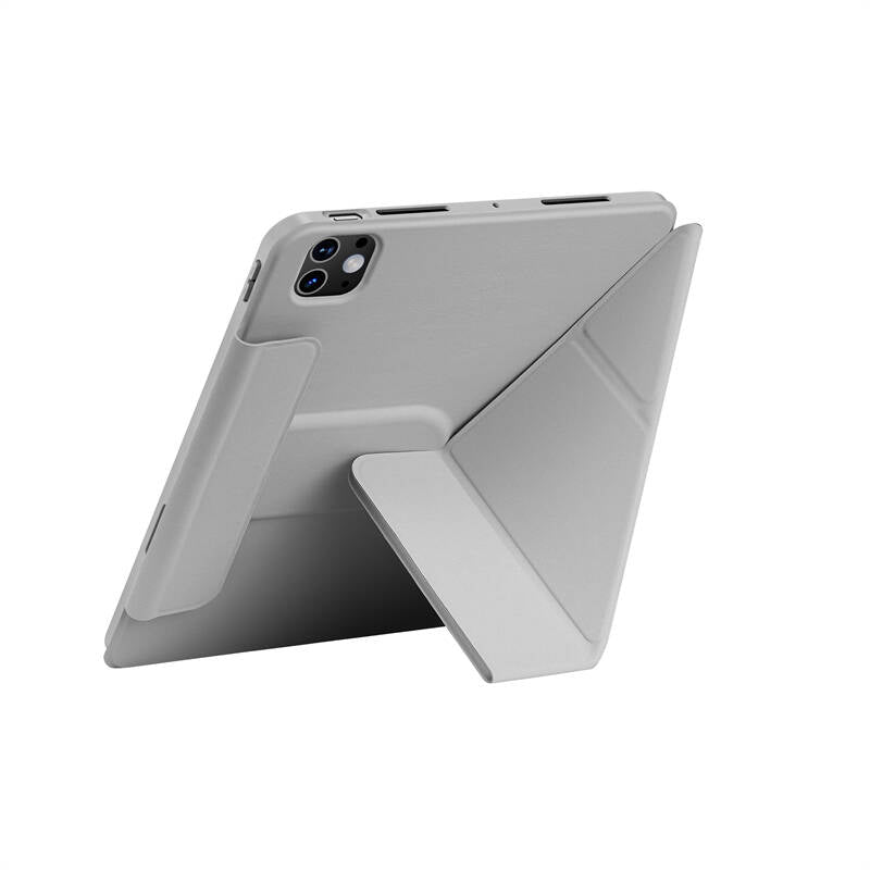 Apple iPad Pro 13 2024 Wiwu 360° Dönebilen Standlı Magnetik Koruyucu Tablet Kılıfı Siyah