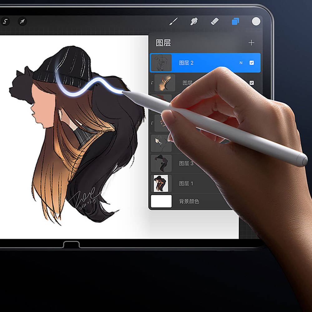 Apple iPad Pro 13 2024 Wiwu Wi-GQ003 iVista Serisi Oleofobik HD Temperli Cam Ekran Koruyucu Şeffaf