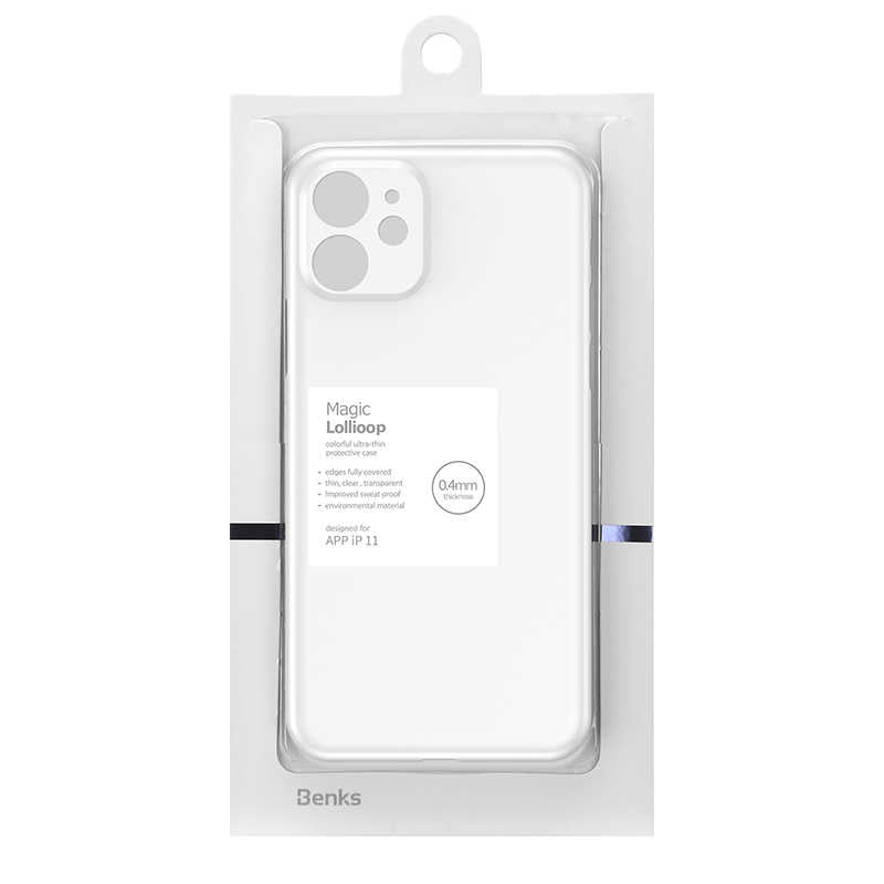 Apple iPhone 11 Kılıf Benks Lollipop Protective Kapak Beyaz