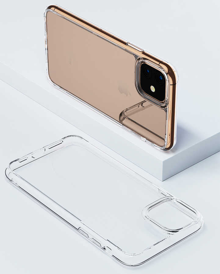 Apple iPhone 11 Kılıf Benks Magic Crystal Clear Glass Kapak Renksiz