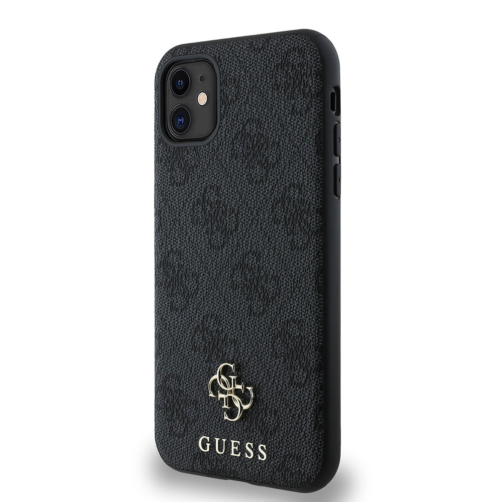 Apple iPhone 11 Kılıf Guess Orjinal Lisanslı M-safe Şarj Özellikli Small 4G Classic Kapak Pembe