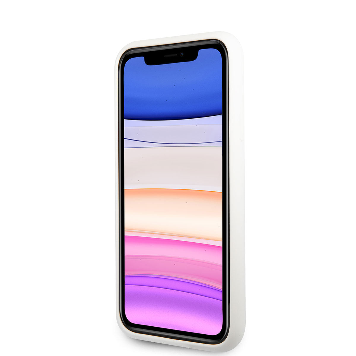 Apple iPhone 11 Kılıf Karl Lagerfeld Silikon Karl Dizayn Kapak Siyah