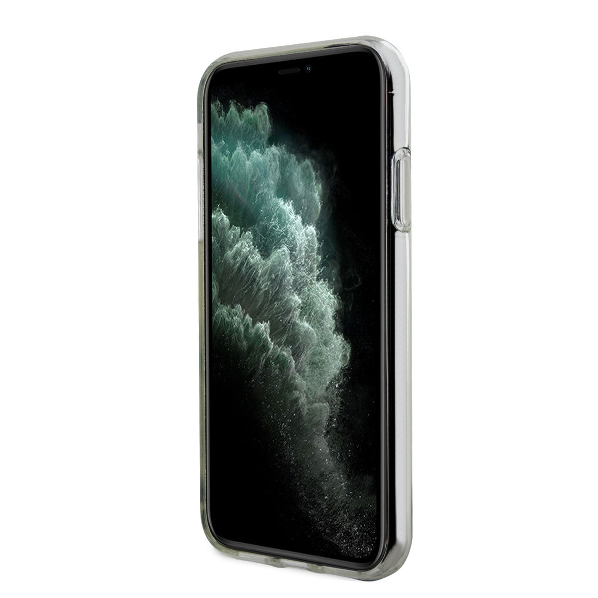 Apple iPhone 11 Kılıf Karl Lagerfeld Transparan Choupette Dizayn Kapak Renksiz