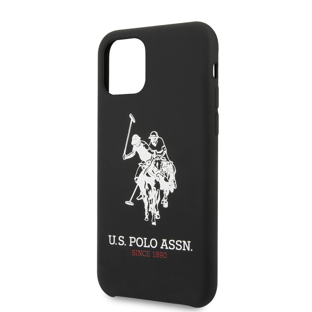 Apple iPhone 11 Kılıf U.S. POLO ASSN. Silikon Büyük Logo Dizayn Kapak Yeşil