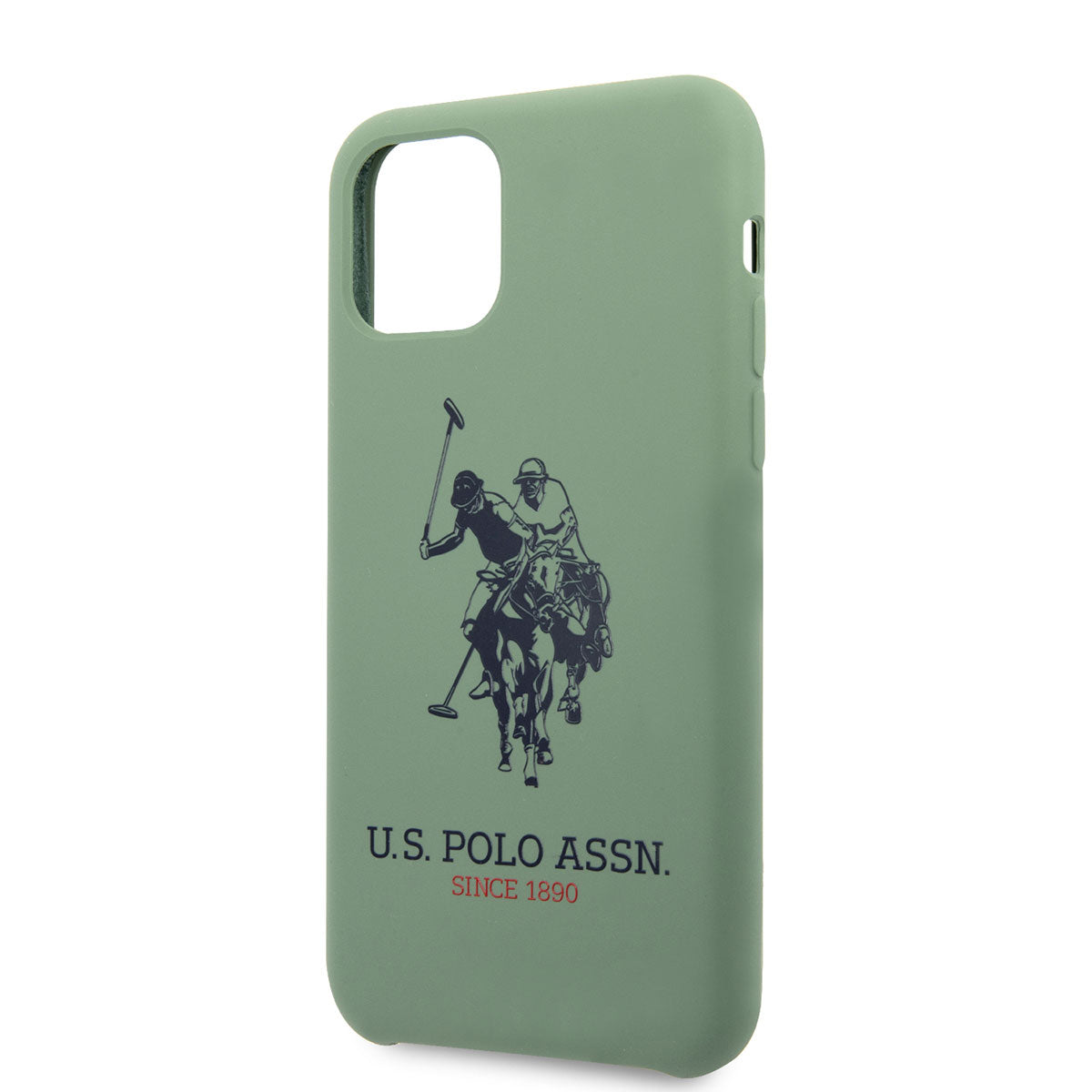 Apple iPhone 11 Kılıf U.S. POLO ASSN. Silikon Büyük Logo Dizayn Kapak Siyah