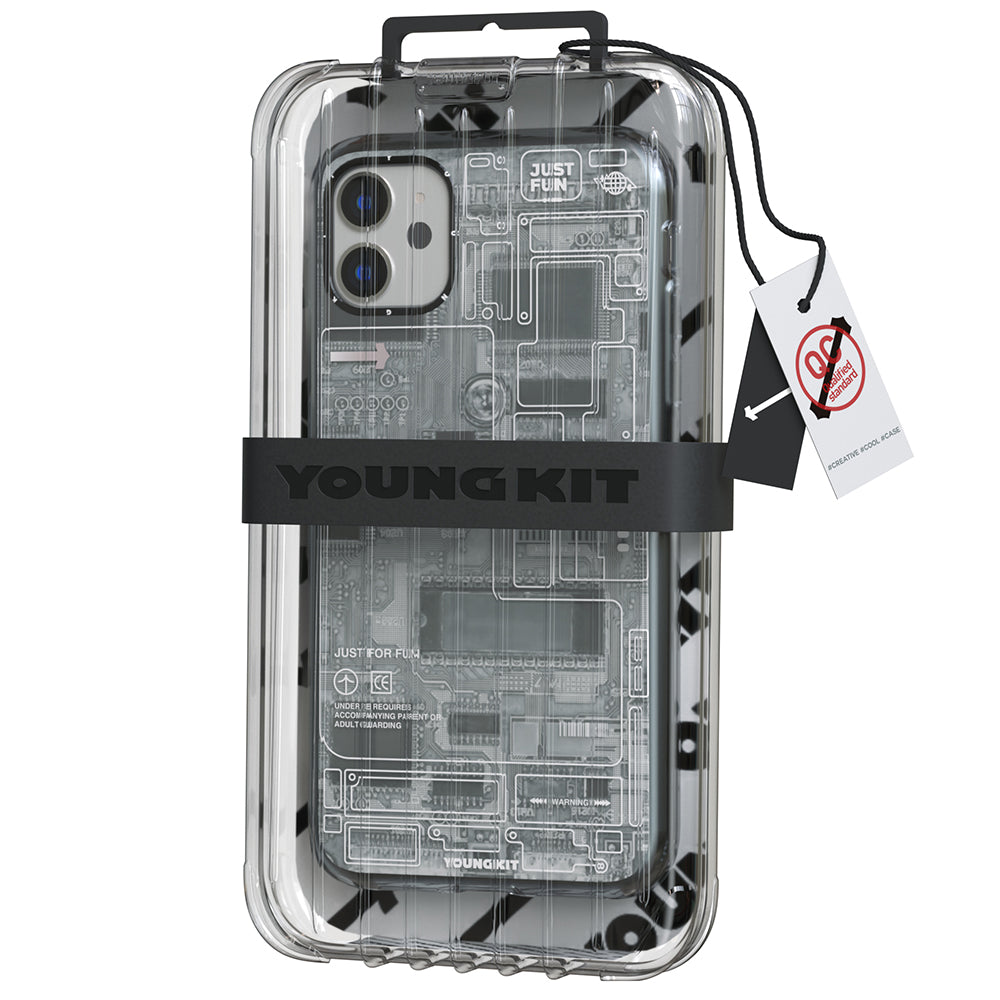 Apple iPhone 11 Kılıf YoungKit Technology Serisi Kapak Mavi