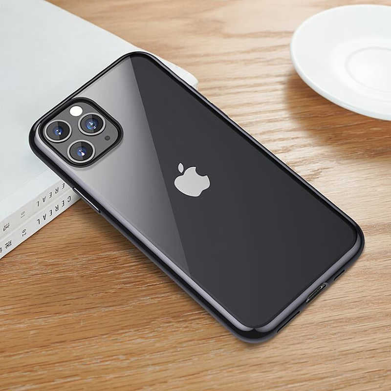 Apple iPhone 11 Pro Benks Magic Glitz Ultra-Thin Transparent Protective Soft Kapak Siyah