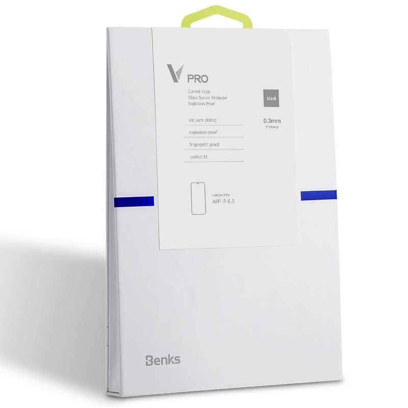 Apple iPhone 11 Pro Max Benks 0.3mm V Pro Ekran Koruyucu Siyah