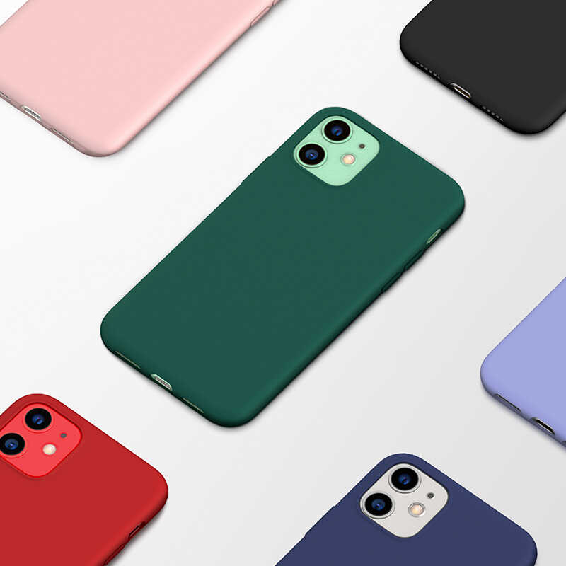 Apple iPhone 11 Pro Max Kılıf Benks Silikon Kapak Mavi