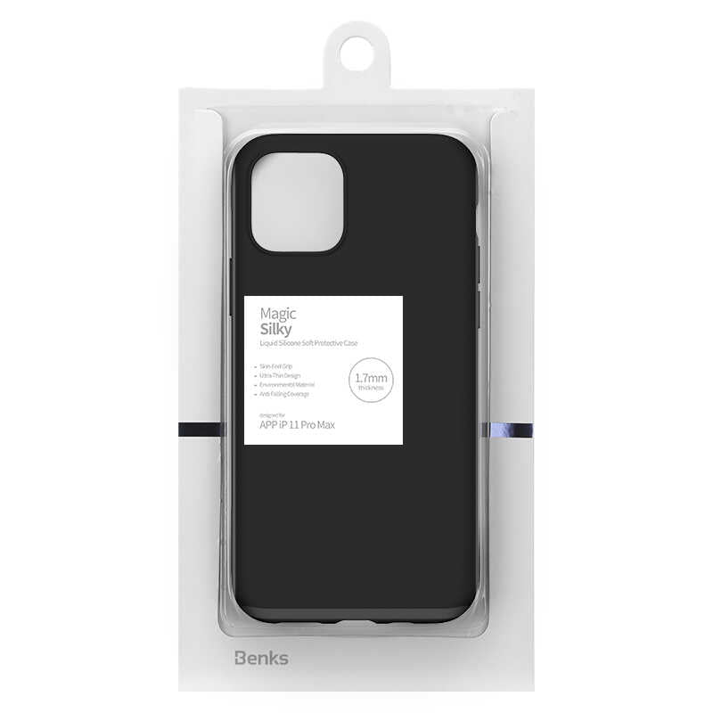 Apple iPhone 11 Pro Max Kılıf Benks Silikon Kapak Mavi