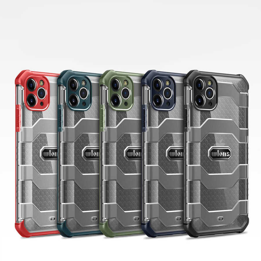 Apple iPhone 11 Pro Max Kılıf Wlons Mit Kapak Koyu Yeşil