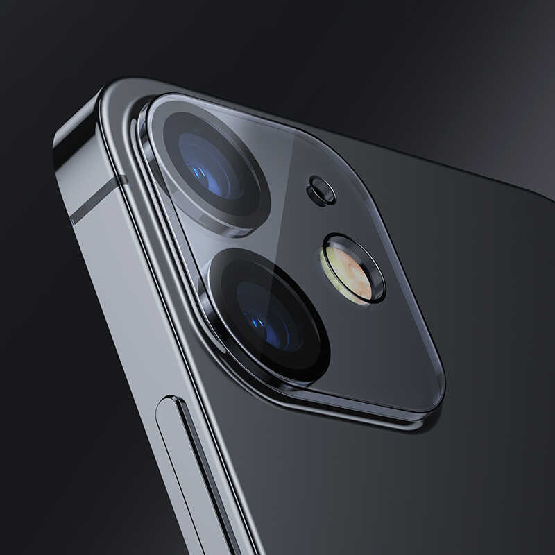 Apple iPhone 12 Benks İntegrated Kamera Lens Koruyucu Cam Renksiz
