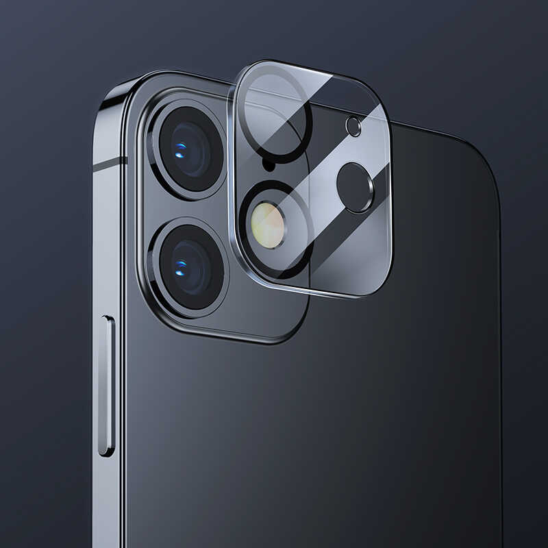 Apple iPhone 12 Benks İntegrated Kamera Lens Koruyucu Cam Renksiz