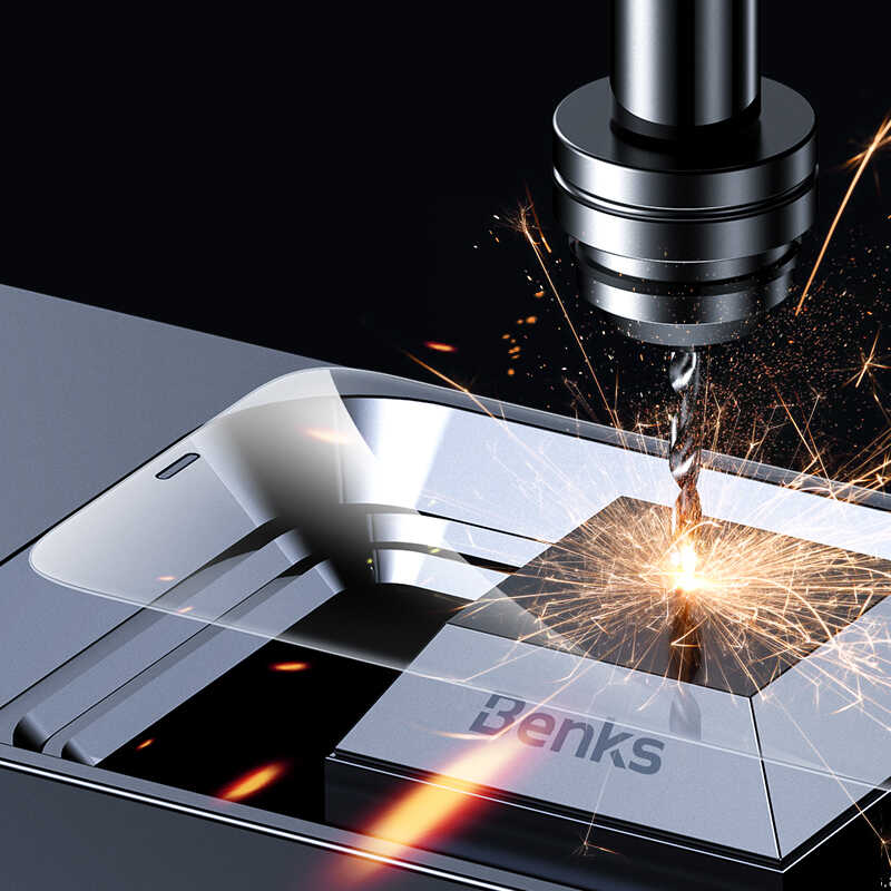 Apple iPhone 12 Benks OKR+Dust Proof Ekran Koruyucu Renksiz
