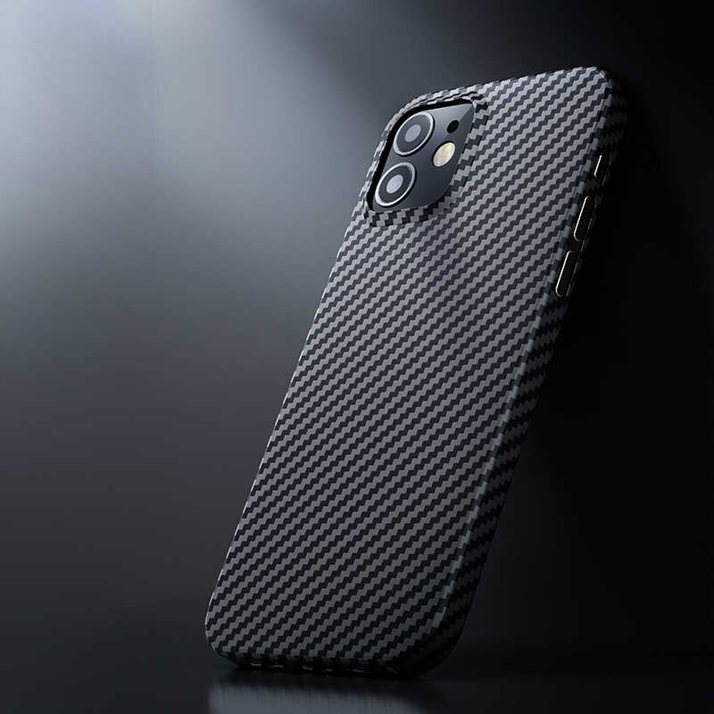 Apple iPhone 12 Kılıf Benks Aramid Kapak Siyah