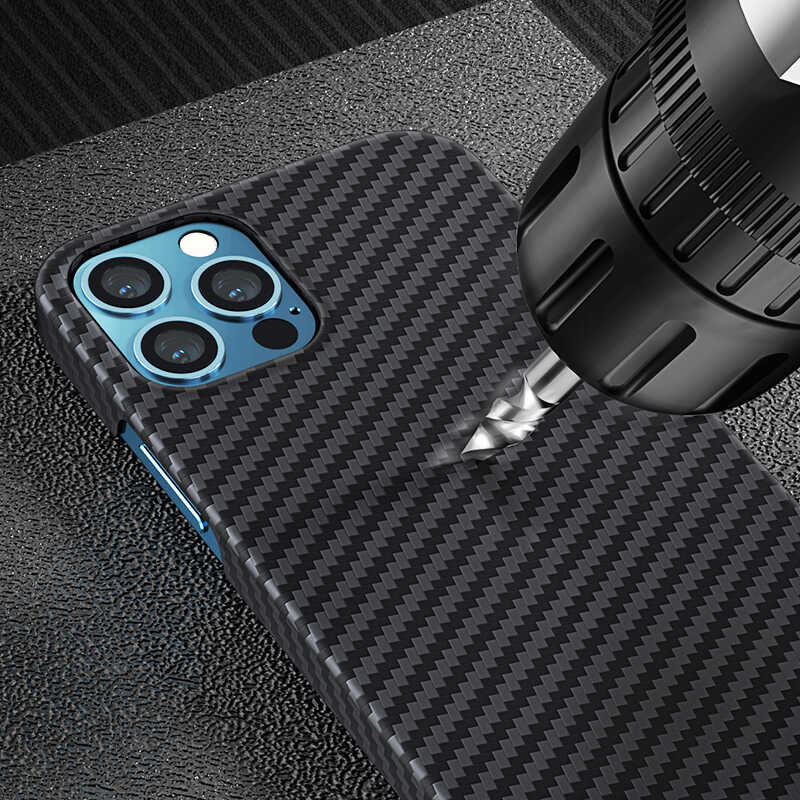 Apple iPhone 12 Kılıf Benks MFİ M-safe Magnetic Aramid Kapak Siyah