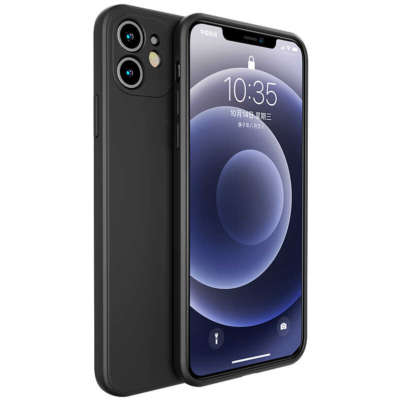 Apple iPhone 12 Kılıf Benks Painting TPU Kapak Koyu Yeşil