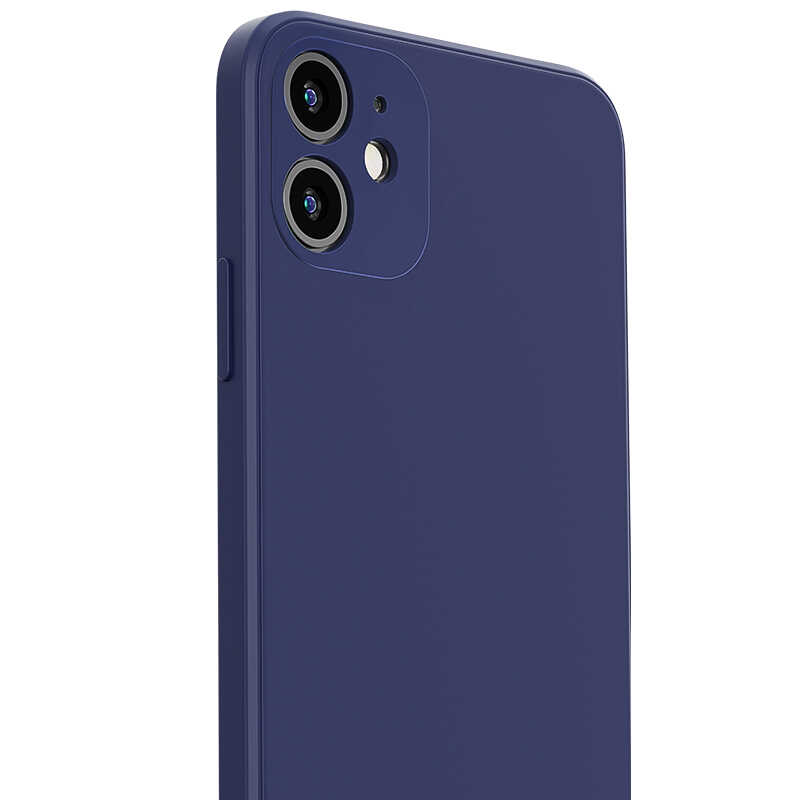 Apple iPhone 12 Kılıf Benks Painting TPU Kapak Lavendery Gray