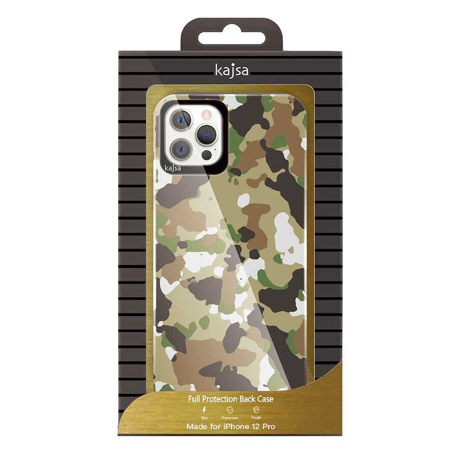 Apple iPhone 12 Kılıf Kajsa Camo Kapak NO4