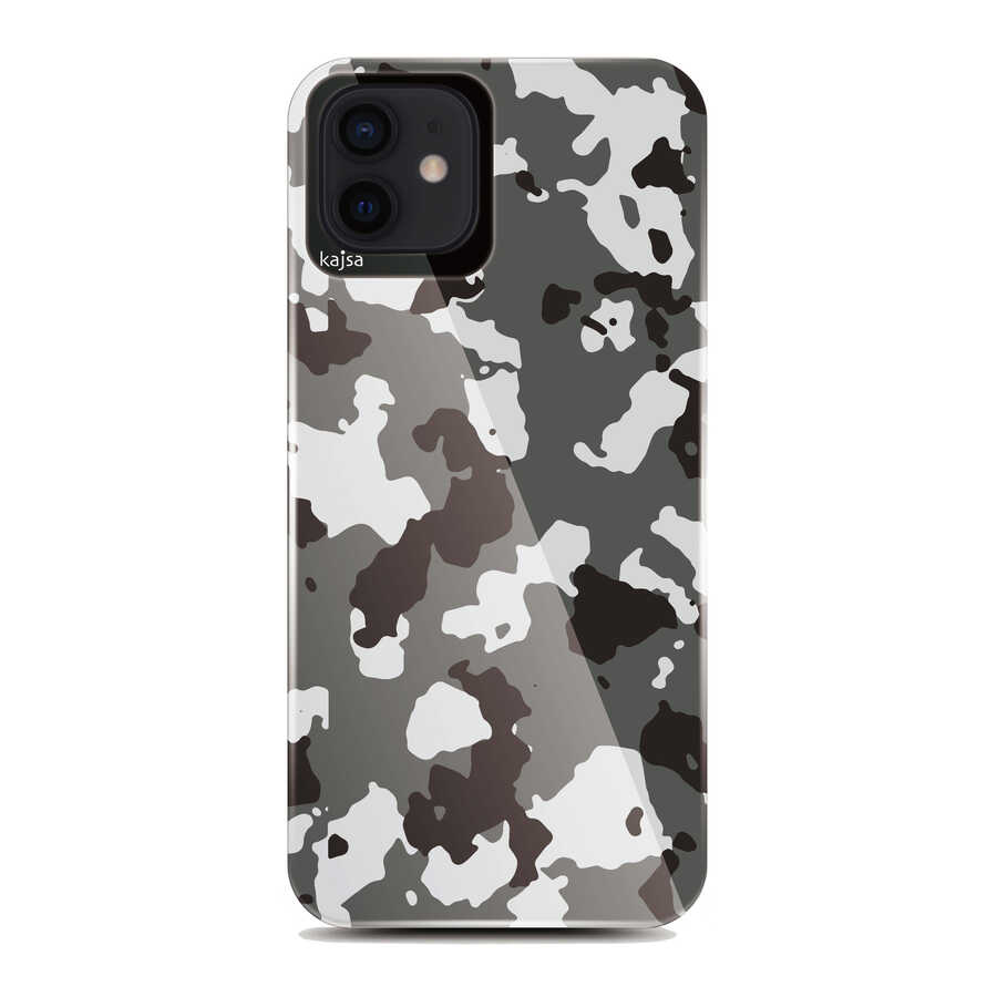 Apple iPhone 12 Kılıf Kajsa Camo Kapak NO4