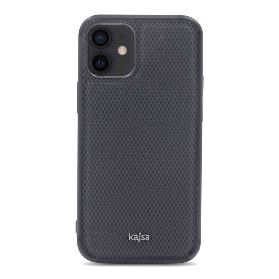 Apple iPhone 12 Kılıf Kajsa Preppie Serisi Dark Kapak NO4