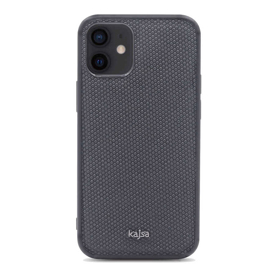 Apple iPhone 12 Kılıf Kajsa Preppie Serisi Dark Kapak NO2