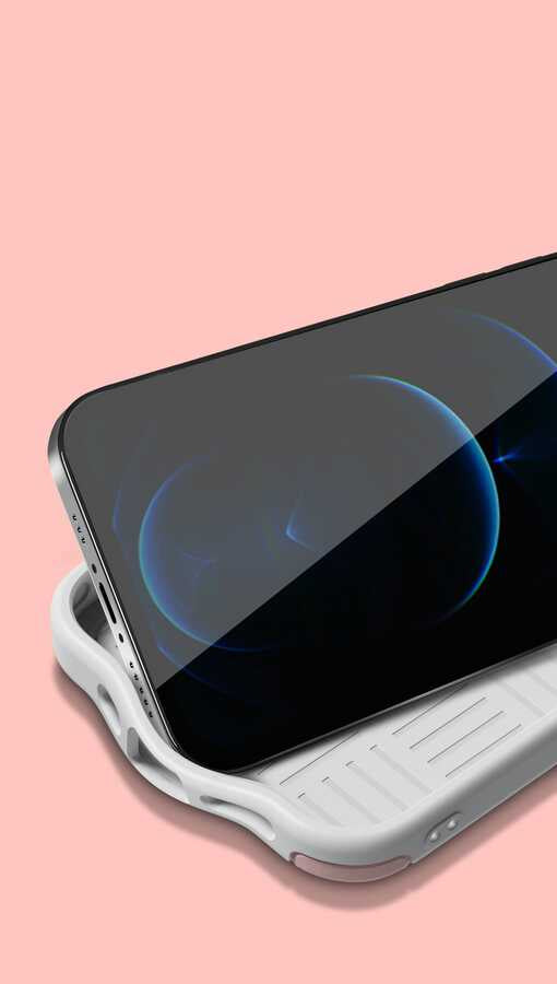 Apple iPhone 12 Kılıf Wlons Hill Kapak Sarı