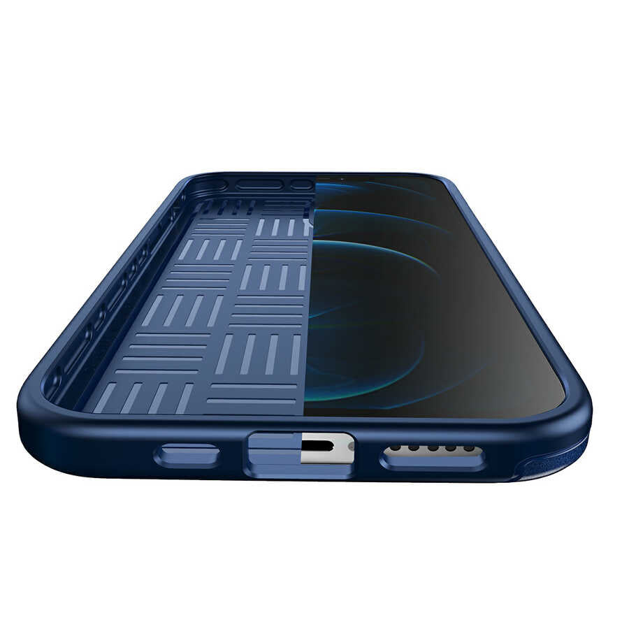 Apple iPhone 12 Kılıf Wlons Hill Kapak Gri