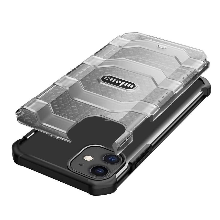 Apple iPhone 12 Kılıf Wlons Mit Kapak Koyu Yeşil