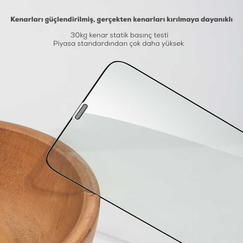 Apple iPhone 12 Mini Benks 0.3mm V Pro Dust Proof Green Light Ekran Koruyucu Renksiz